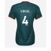 Cheap Liverpool Virgil van Dijk #4 Third Football Shirt Women 2022-23 Short Sleeve